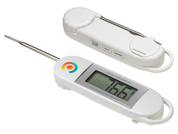 digital meat thermometer with logo