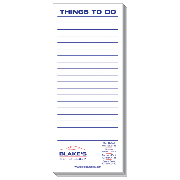 Things to do list