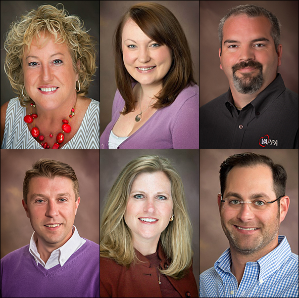 The 2017 RAC Executive officers are (top row, from left) Janet McMaster, MAS, as president; Lindsey Whitney, MAS, as vice president; Harold Wood as secretary; (bottom row, from left) John Bates as treasurer; D’Anna Zimmer, CAS, as RAC delegate to the PPAI Board; and Ryan Small, CAS, as immediate past president.