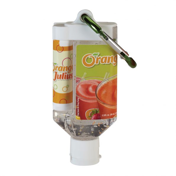 Duo Bottle Beaded Sanitizer + Lip Balm + Carabiner