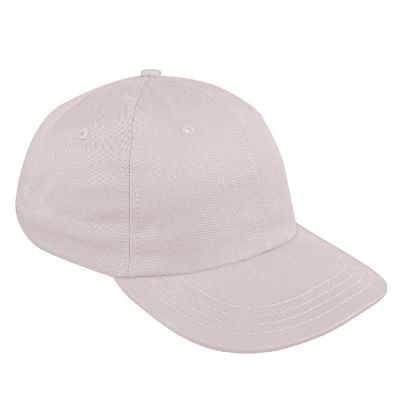 off-white plain cotton baseball cap