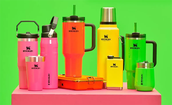 Stanley neon drinkware collection