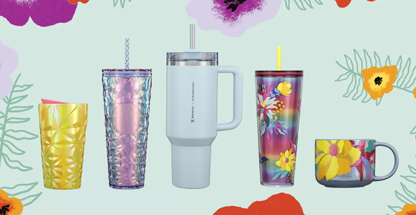 5 cups in Starbucks Mother's Day 2024 collection